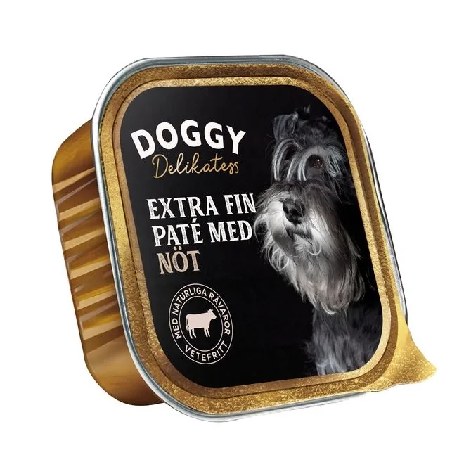 Doggy Delikatess Paté Nöt 150 g