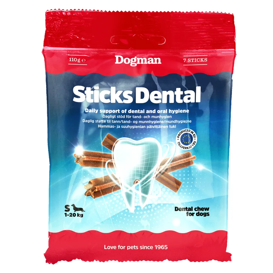 Dogman Sticks Dental Small 7-pack, dentaltugg