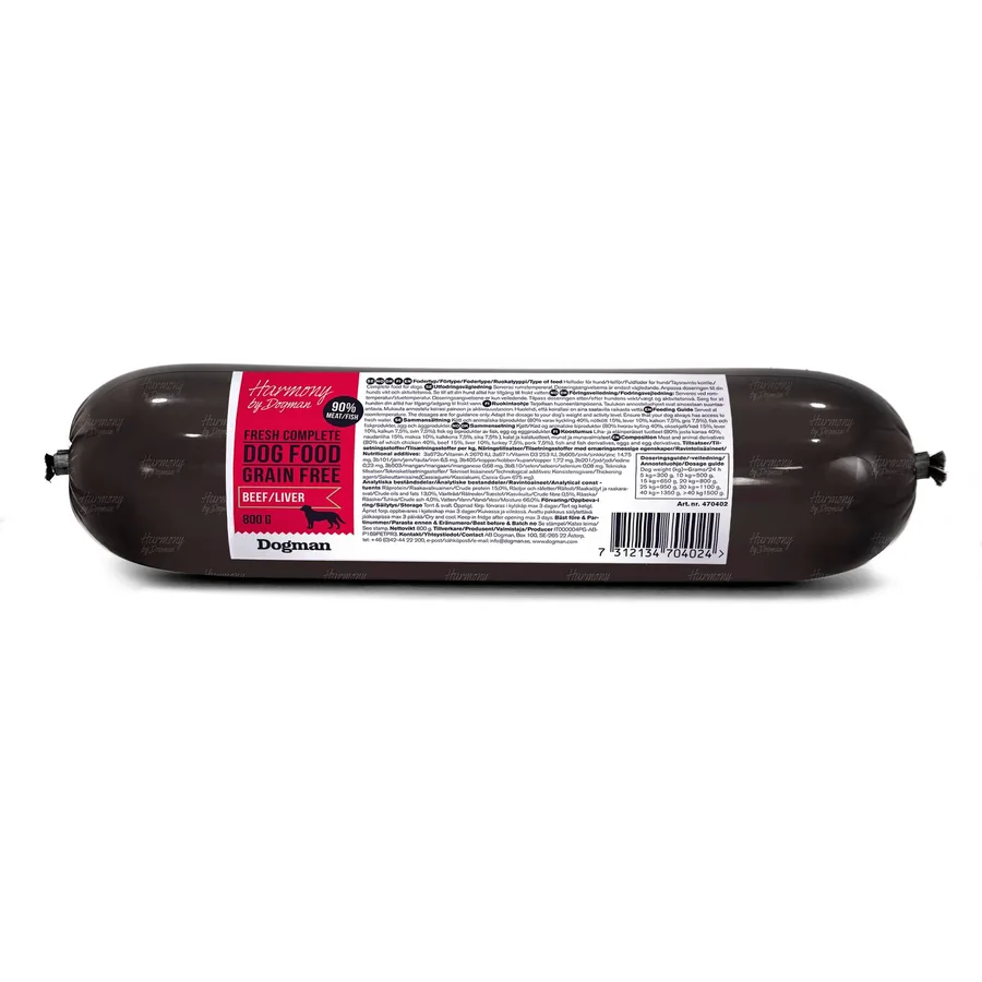 Harmony Grain Free Nöt & Lever 800 g
