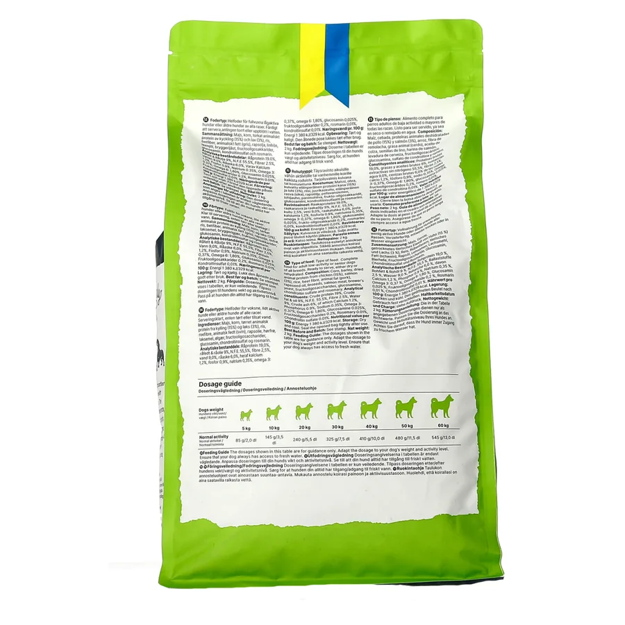 Heavenly Light & Senior 2 kg, foderförpackning