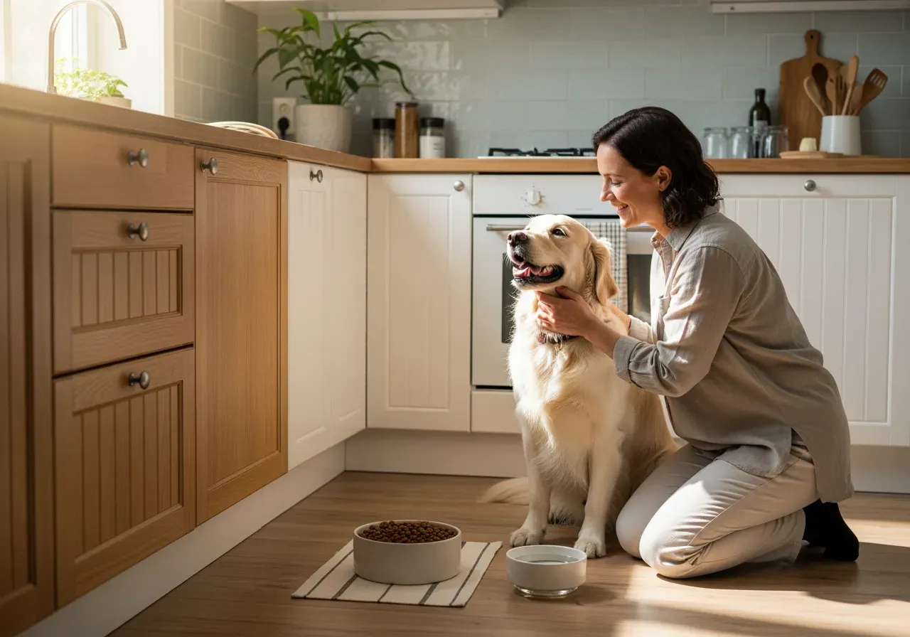 Skonsam pälsvård och tassolja hund