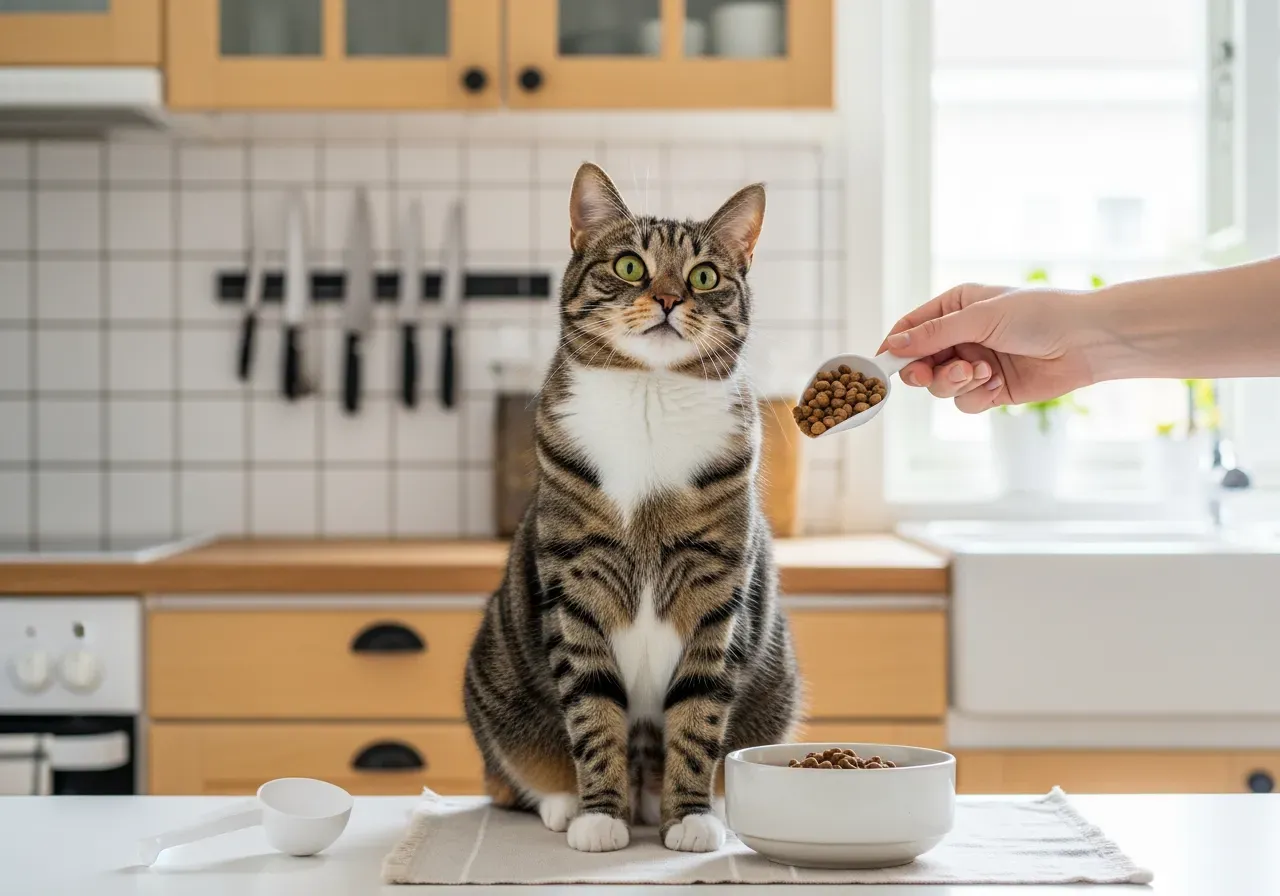 Laxbaserat torrfoder för katter