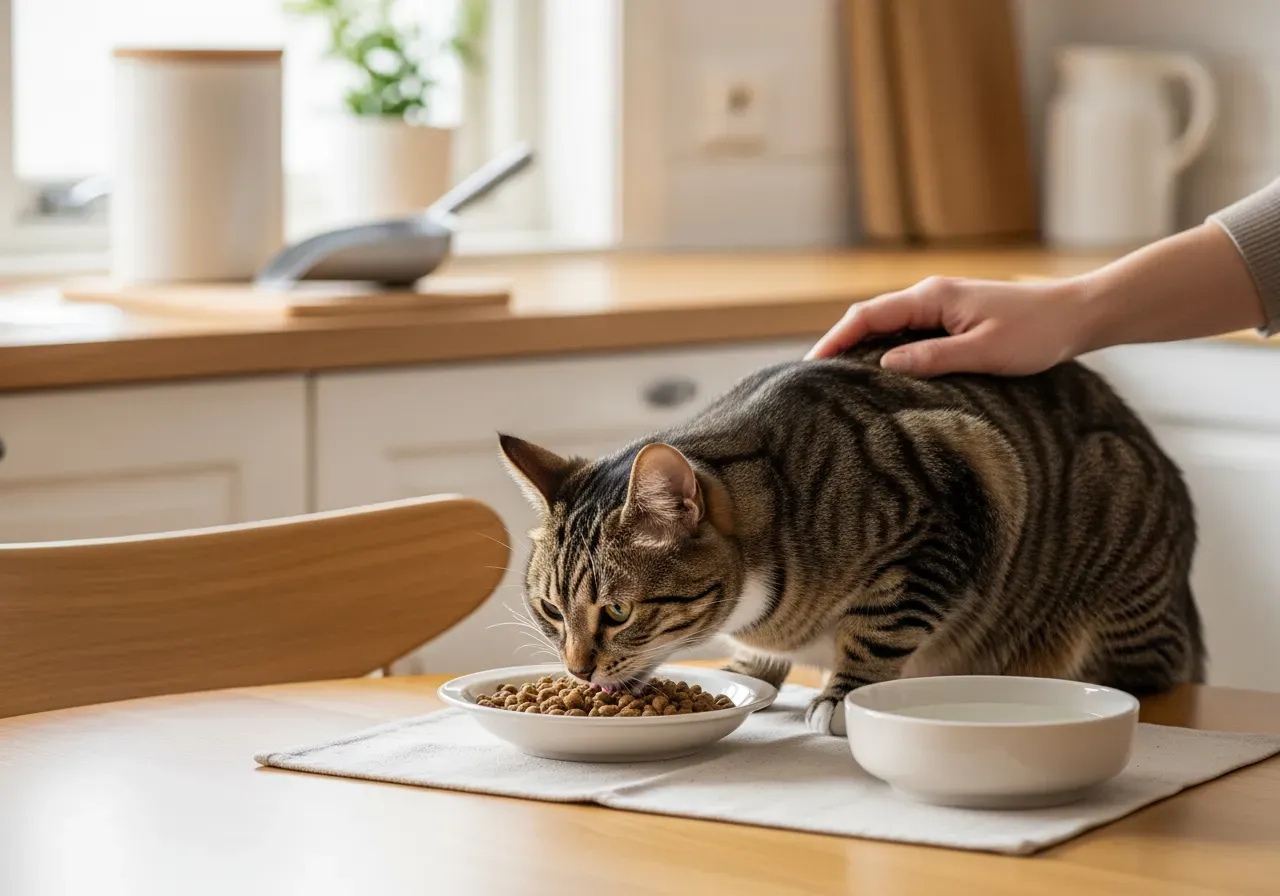 Extra mjuk kattmousse i skål