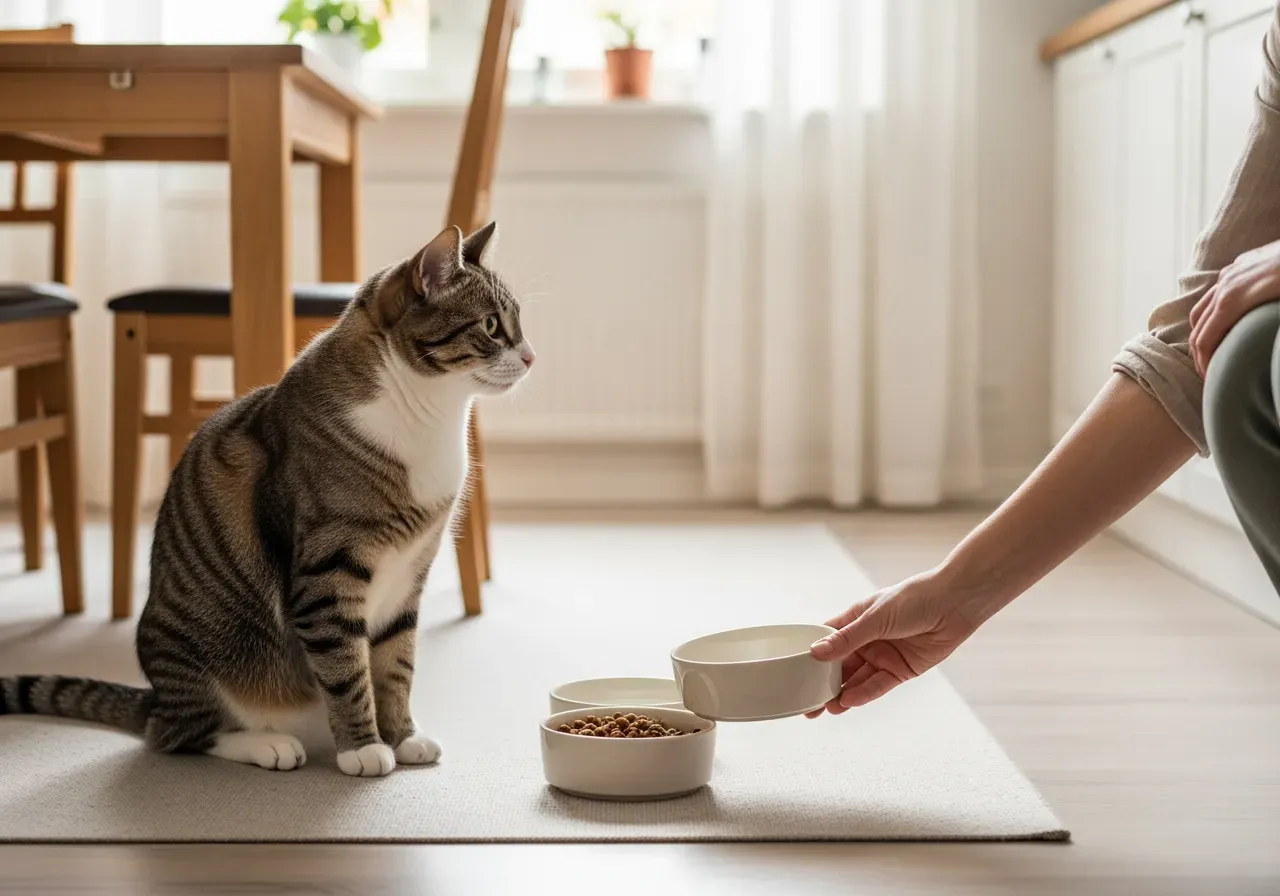 Smakrotation med våtfoder för katt