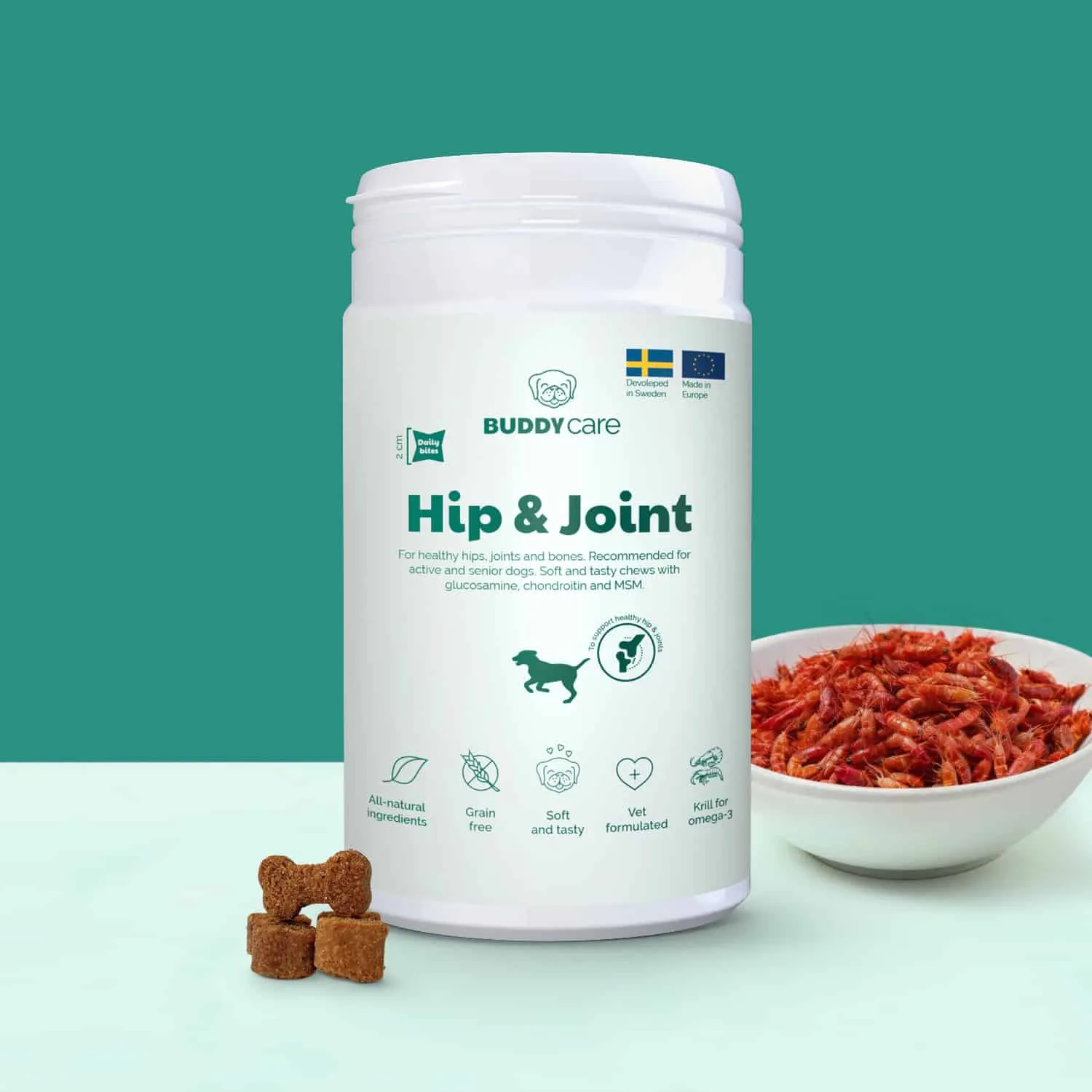 Buddy Pet Foods | Kosttillskott för hundar | Bone & Joint