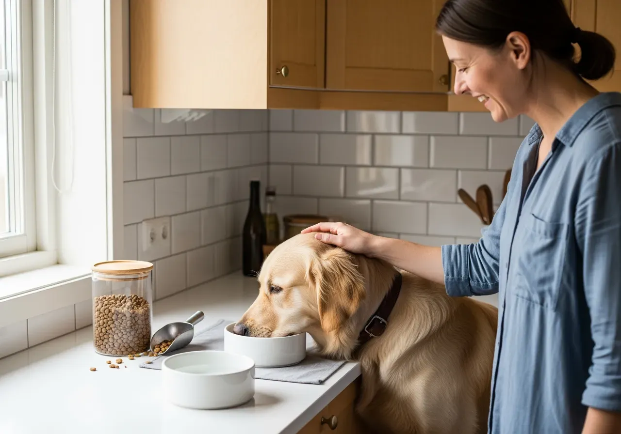 Monoprotein torrfoder för känslig hundmage