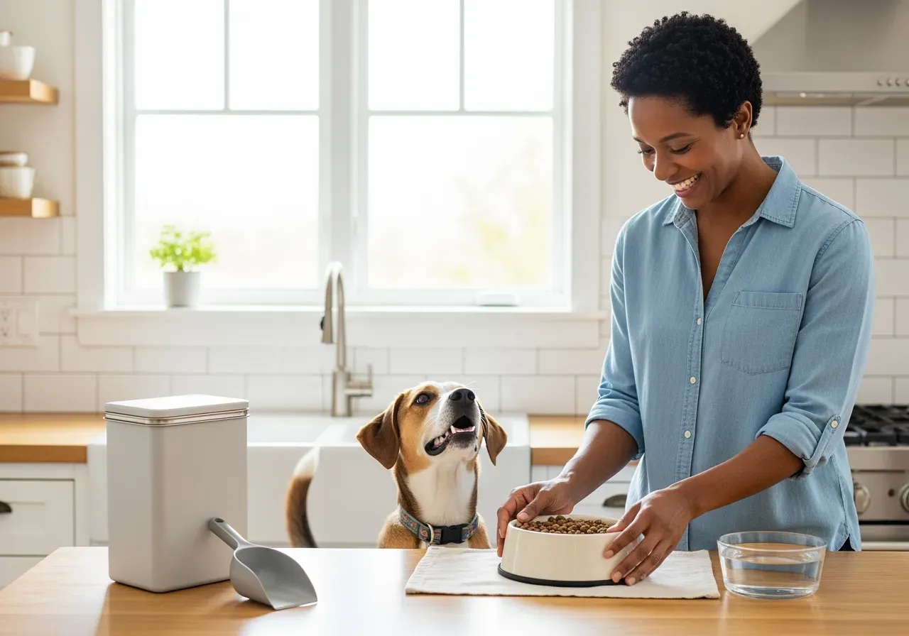 Bitar i sås för hund